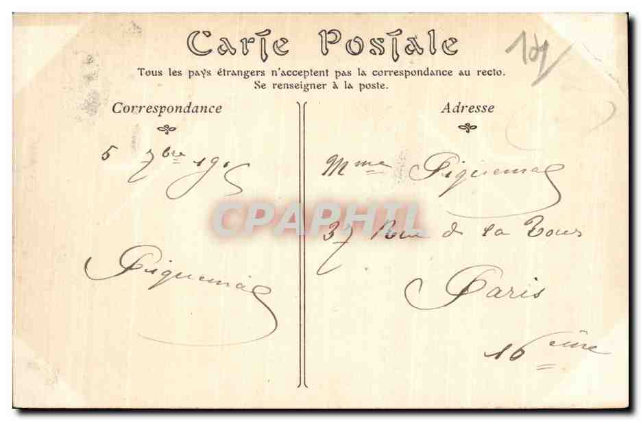 Deauville-sur-Mer — Das Rathaus — ND. Phot. n°175 — Rückseite