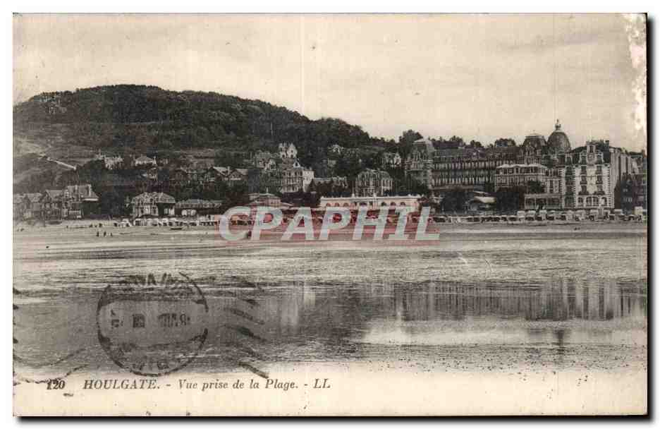 Houlgate - Vue prise de la Plage - LL. - CPAPHIL 120