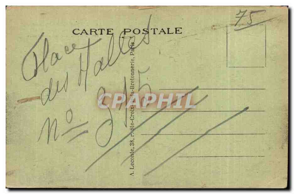 Paris - 16 - Le Trocadero Automobile - CPA — Rückseite