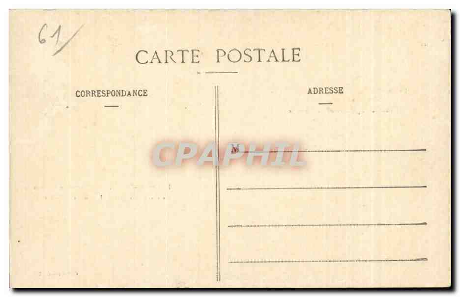 La Grande Trappe - pres Mortagne - CPA — Rückseite