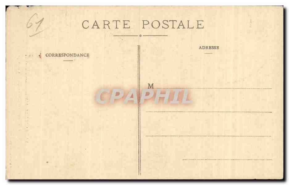 La Grande Trappe - pres Mortagne - Freres convers - CPA — Rückseite