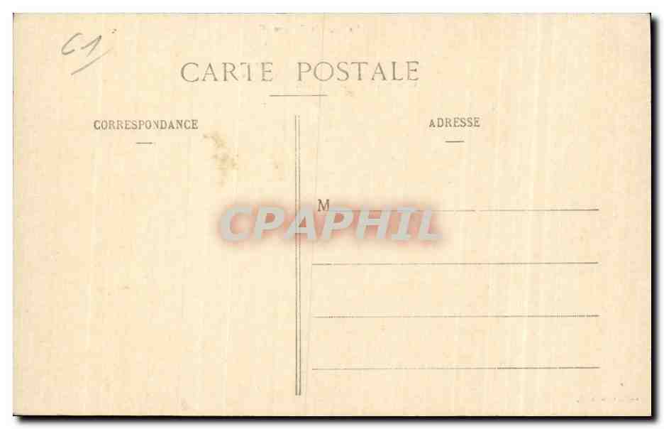 La Grande-Trappe (Orne) — Ancien chemin de la trappe à Laigle, avec chêne témoin des entretiens du Grand Abbé Bossuet — Collection G. J. — Verso
