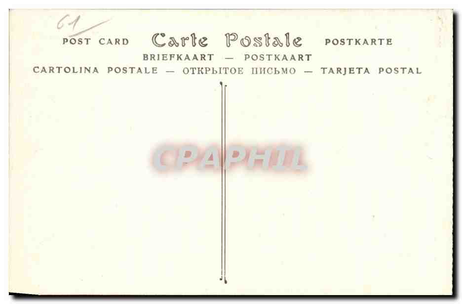 Bagnoles de l Orne - L Allee du Dante - CPA — Rückseite