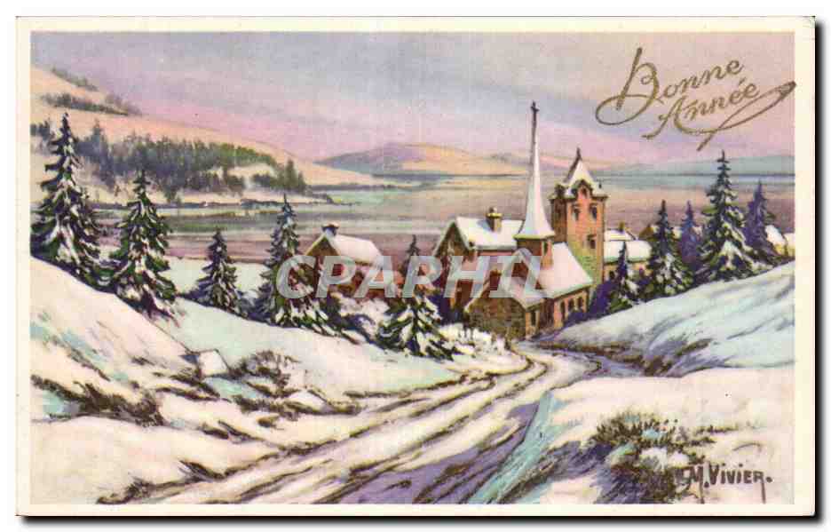 Fetes - Voeux - Holiday - Bonne Annee - Happy New Year - CPA 