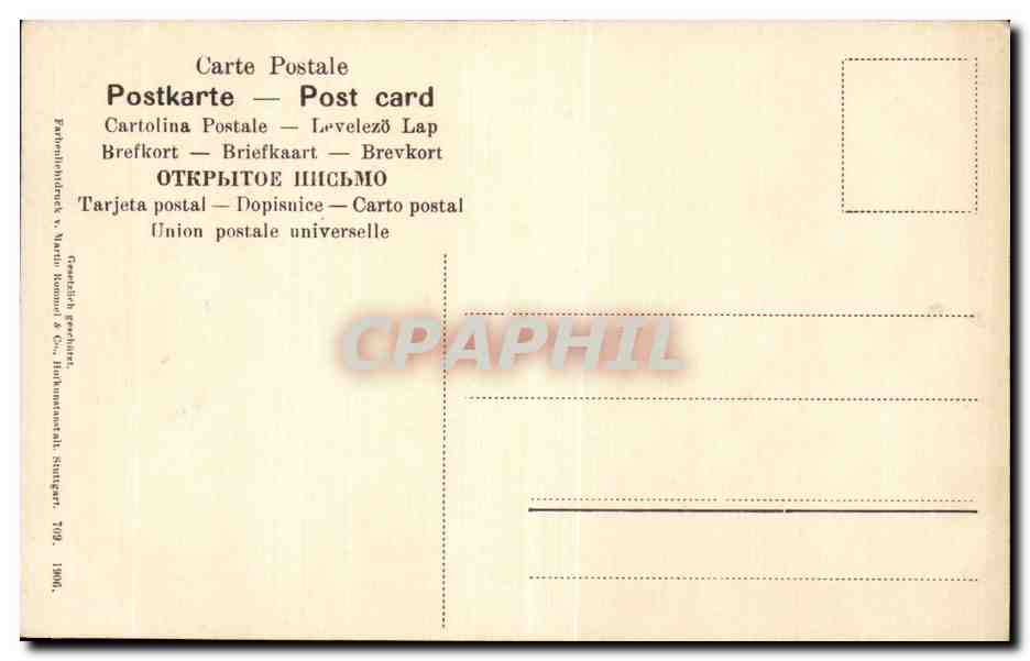 Fleurs pears - poire - birne - CPA  — Verso