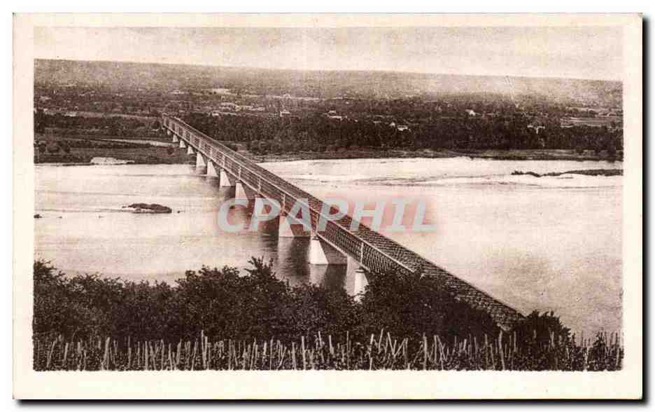 Saumur - Viaduc sur la Loire - CPA 