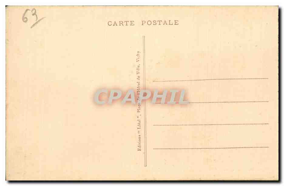 Le Mont Dore - Le Parc des Sports - La Grande Cascade - CPA  — Rückseite