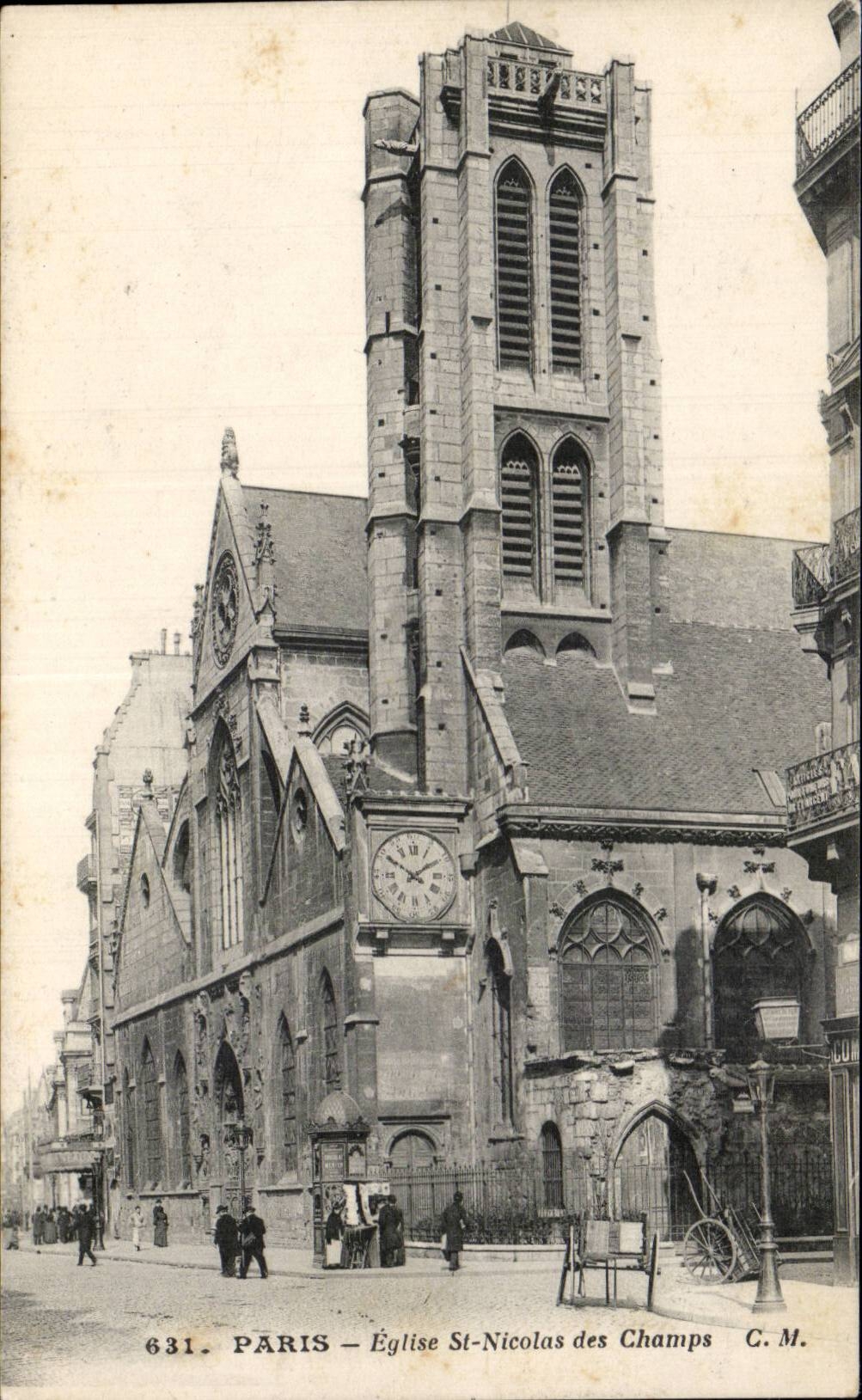 Paris - 3 - Eglise St Nicolas les Champs - CPA 