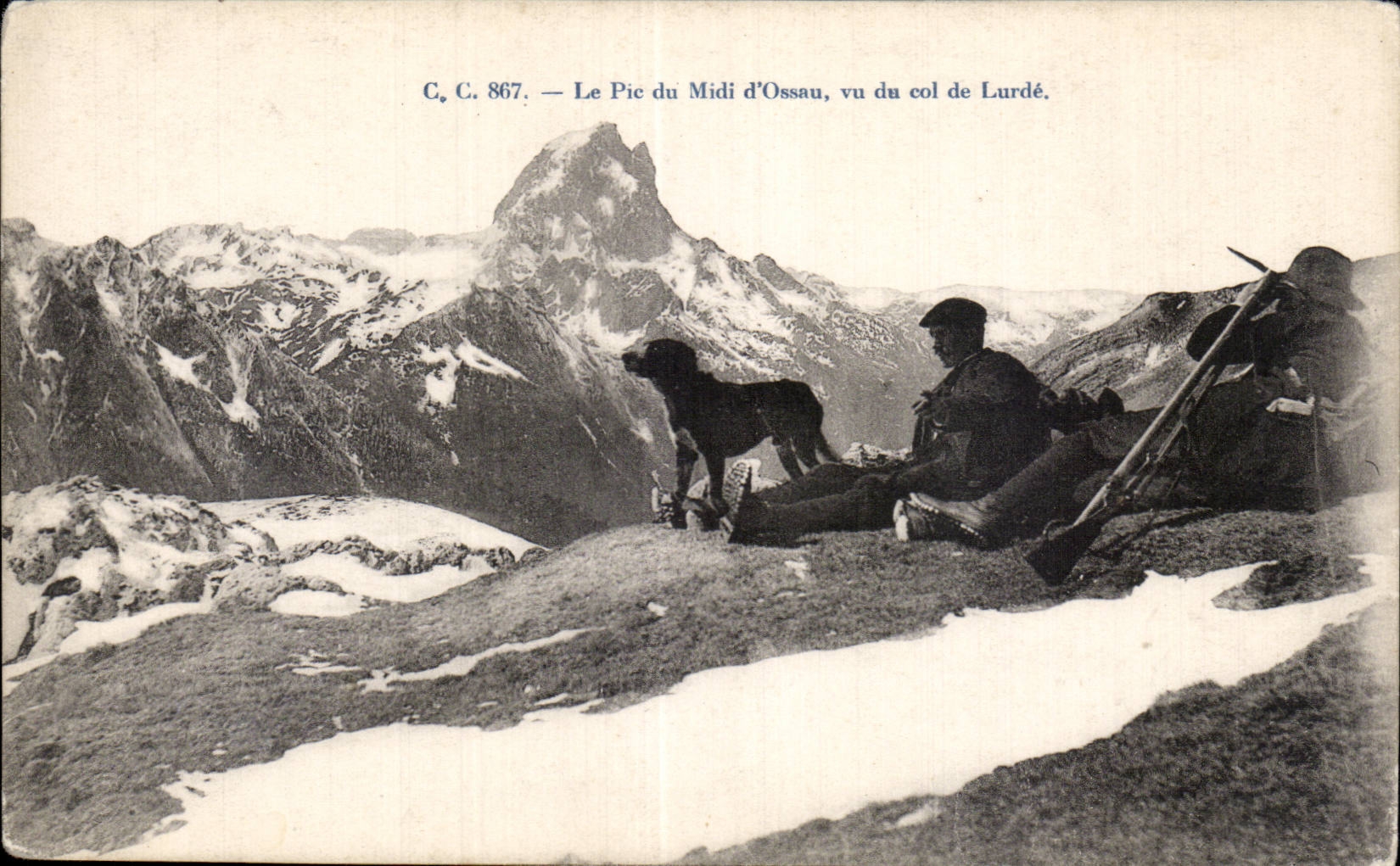 Le Pic du Midi d'Ossau, vu du col de Lurdé — C. C. 867 — éditeur C. C.