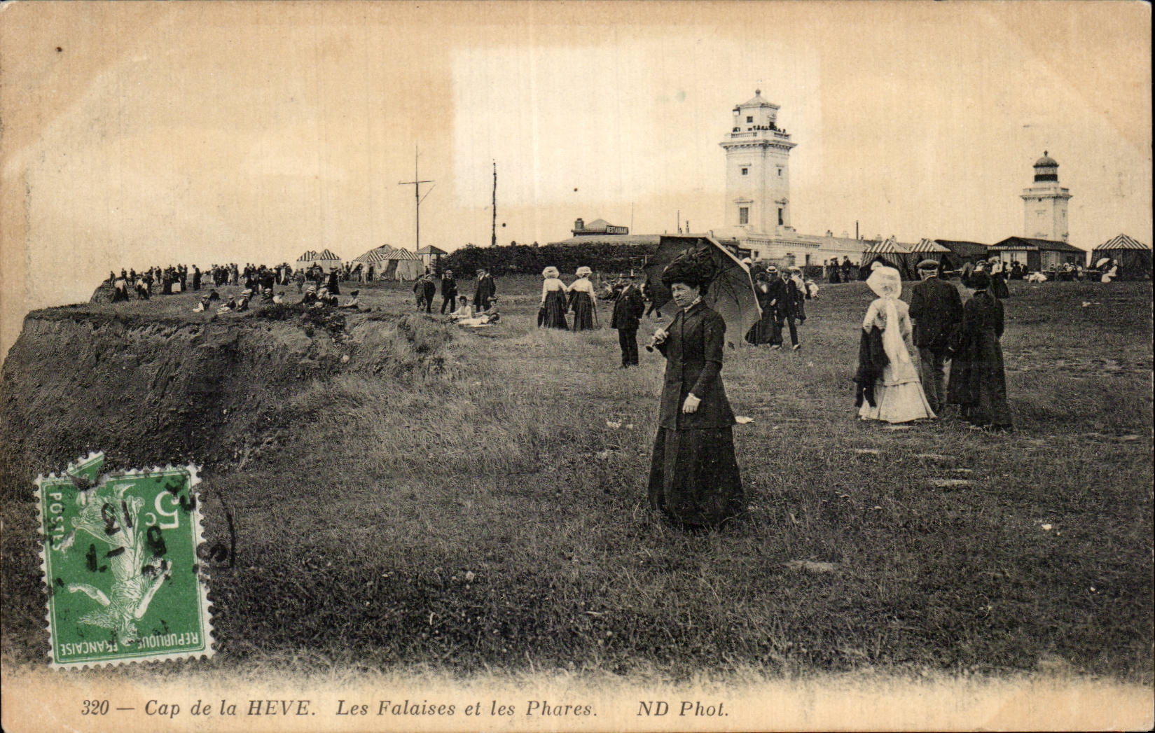 Le Havre - Cap de la Heve - Les Falaises et les Phares - lighthouse - CPA 