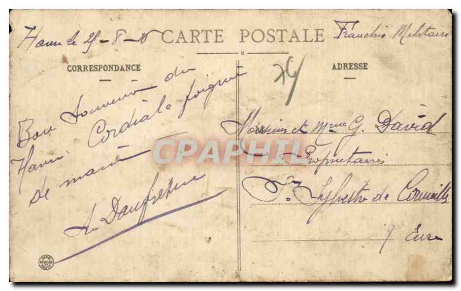 Le Havre - Nice Havrais - Maison de rapport Dufayel - Palais des Regates - CPA  — Rückseite
