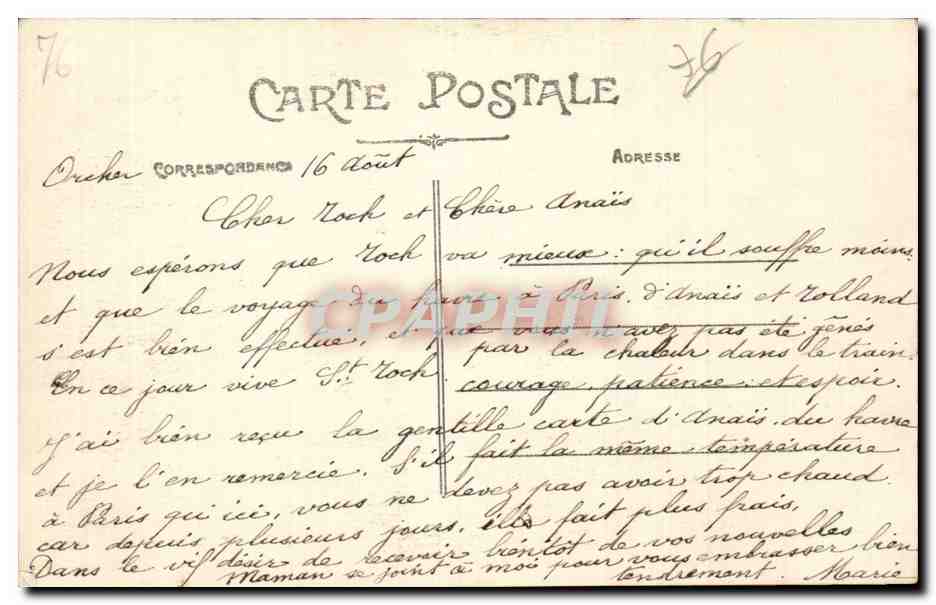 Harfleur - Gonfreville l Orcher - Poste d obversation - gallo romain - CPA  — Rückseite