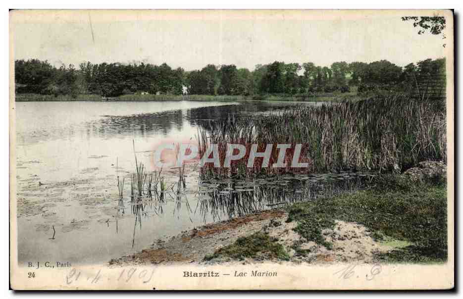 Biarritz - Le Lac Marion - CPA 