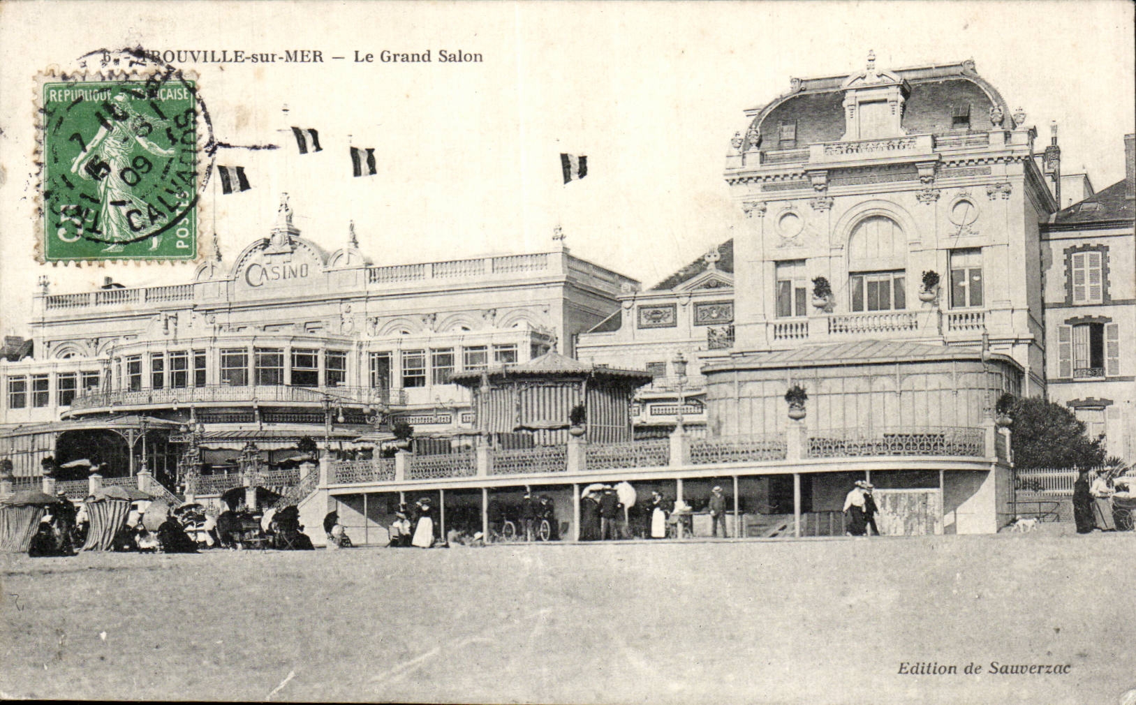 Trouville - Le Grand Salon - CPA 