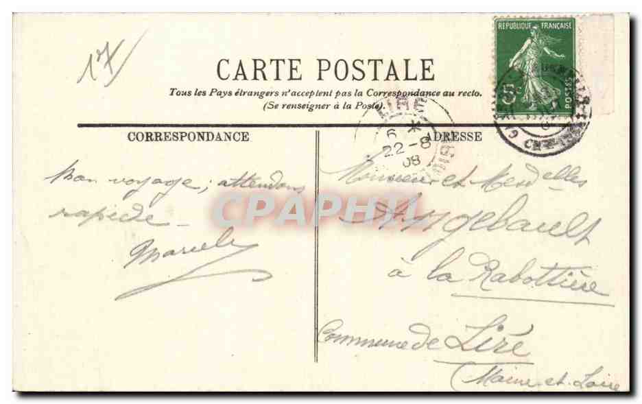 La Rochelle - Entree du Port - CPA  — Rückseite