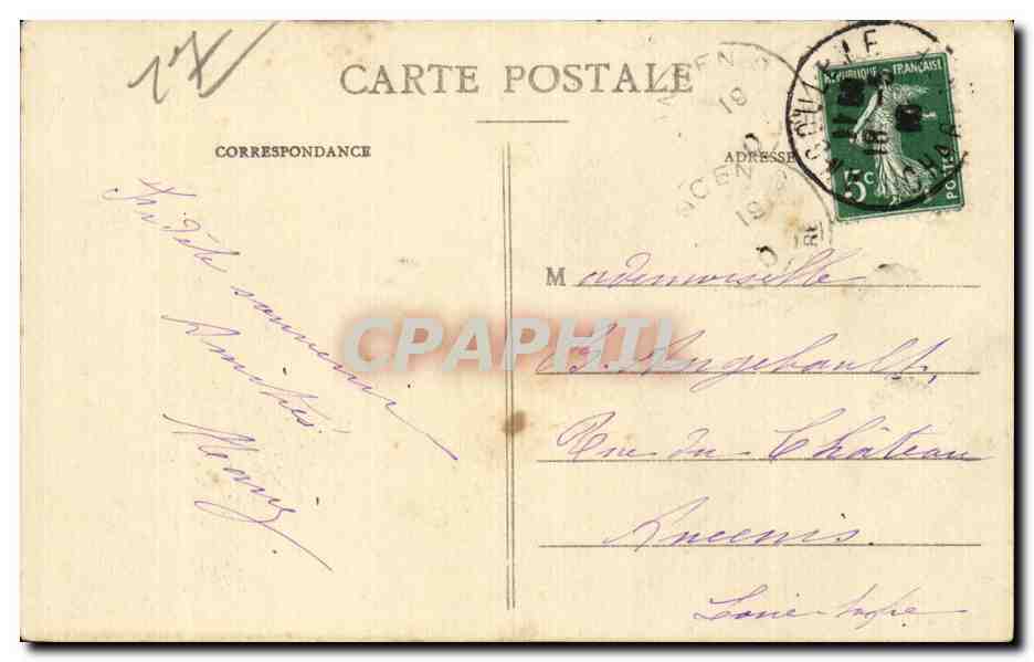 La Rochelle - Sortie du Port - Bateaux de Peche - CPA  — Verso