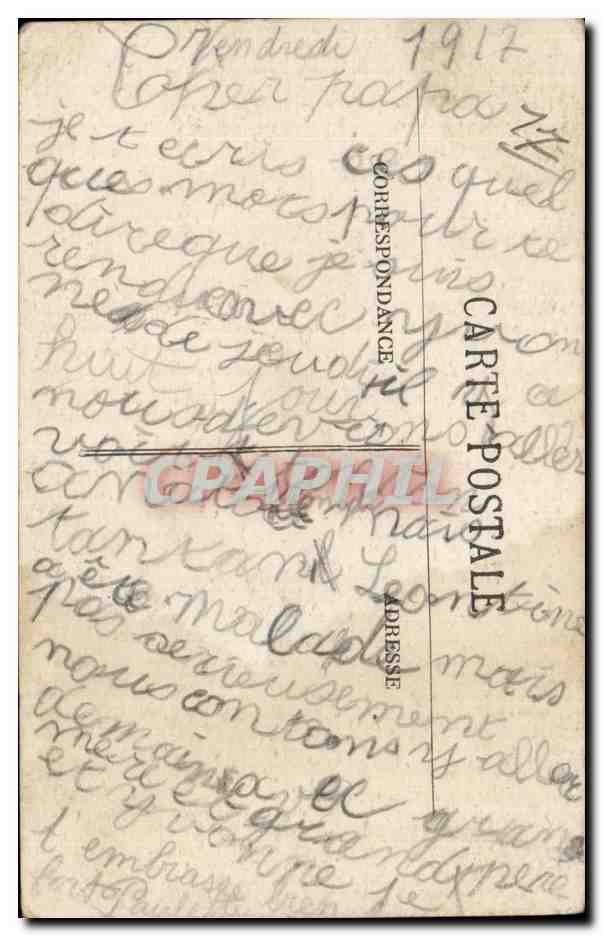 Folklore - Costumes - Moeurs et Costumes d autrefois - CPA  — Verso
