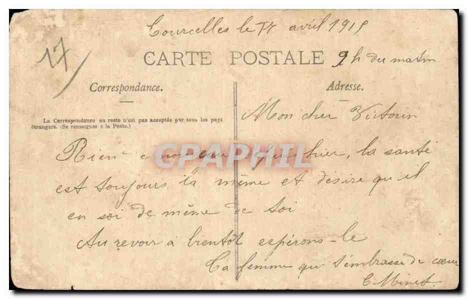 Folklore - Costumes - Moeurs et Costumes d autrefois - CPA  — Verso