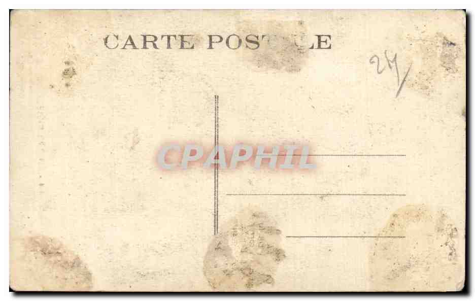 CPA En Perigord Femme et enfant Folklore Costume — Verso