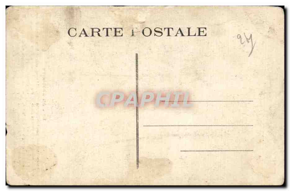 CPA En Perigord Femme et jeune homme Folklore Costume — Verso