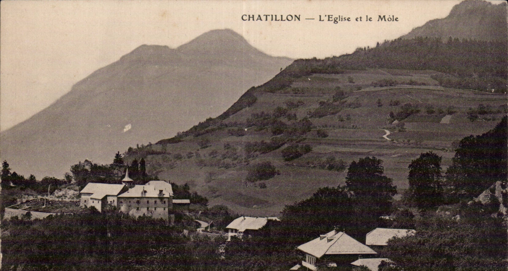 CPA Chatillon L eglise et le Mole