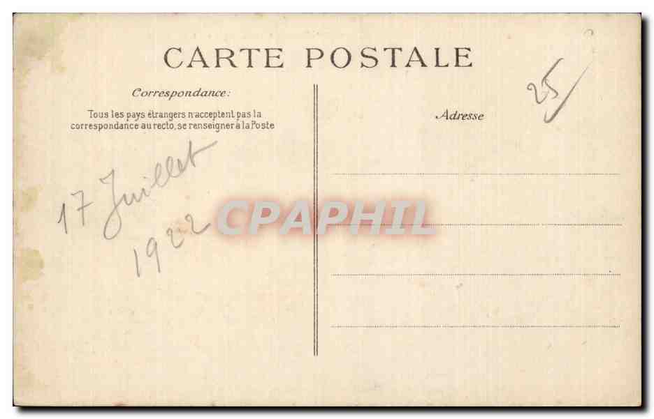 CPA Chatillon L eglise et le Mole — Rückseite