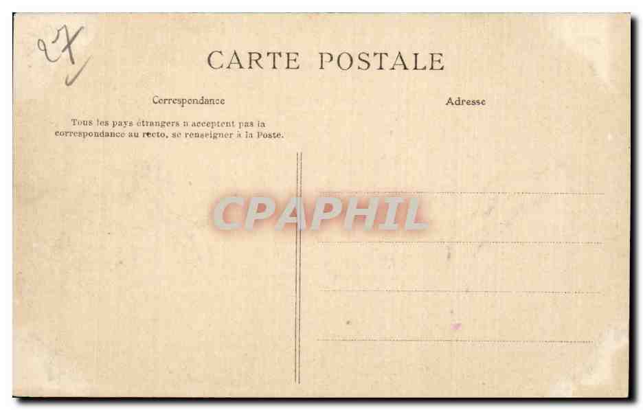 Verneuil — Vieille Maison, Place Thiers — La C.P.A. n°13 — Rückseite