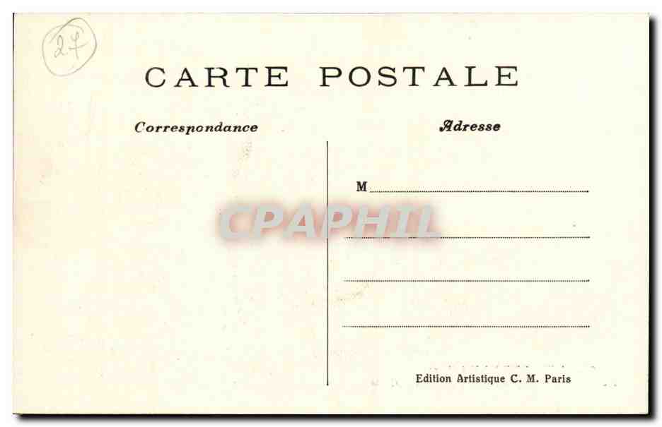 CPA Les Andelys Le petit Andely Vue sur la Seine  — Rückseite
