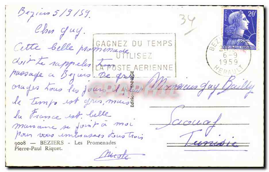 Beziers — Les Promenades — Édition Ennègée — Reverso