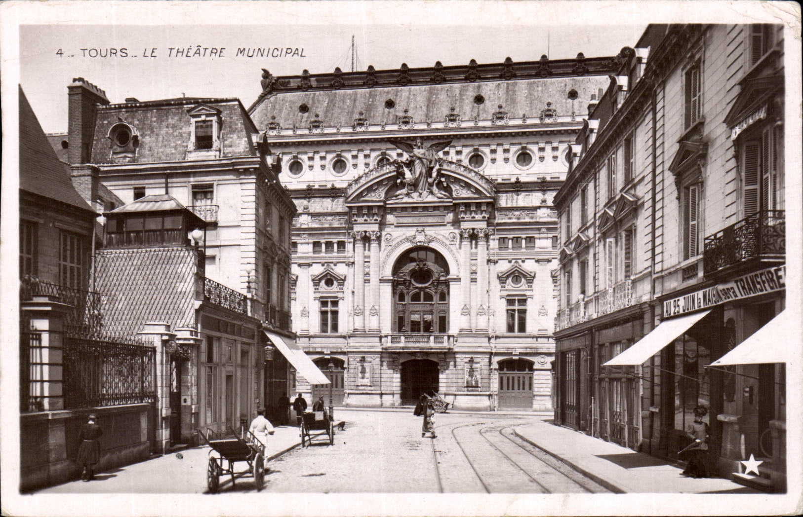 Tours - Le Theatre Municipal - CPA 