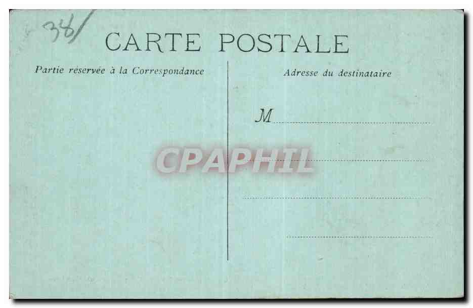 Grenoble — Jardin des plantes et Muséum — A. Chalonge, rue Lesdiguières, 58, à Grenoble — Rückseite