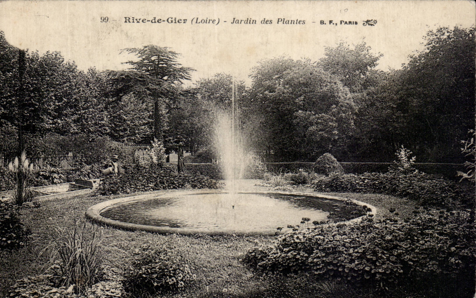 Rive de Gier - Jardin des Plantes - CPA 