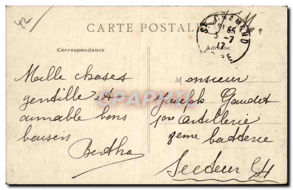 Rive de Gier - Jardin des Plantes - CPA  — Back