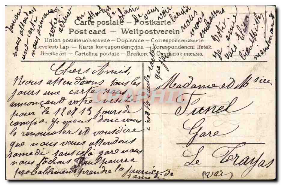 Oiseaux et fleurs — Reçu votre carte, mille fois merci — éditeur inconnu — Reverso