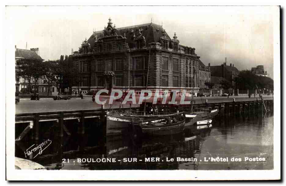 Boulogne-sur-Mer — Der Hafen. Das Posthotel — Harmignies, n°21