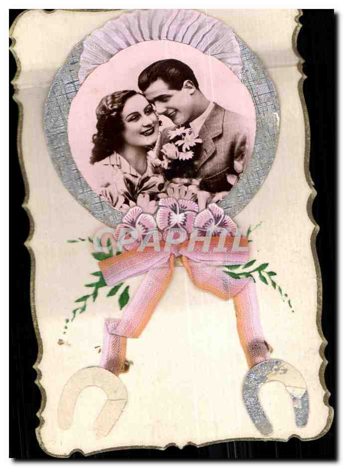 CPA Fantaisie Femme et couple