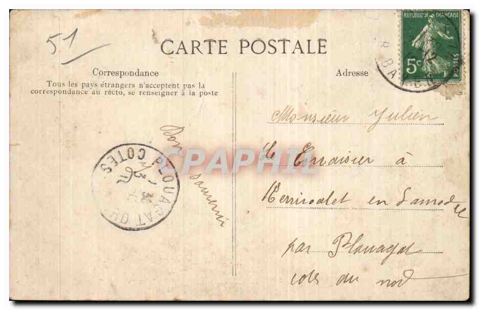 CPA Greve des cheminots du Nord Epinay Poste d aiguillage garde militairement  — Verso