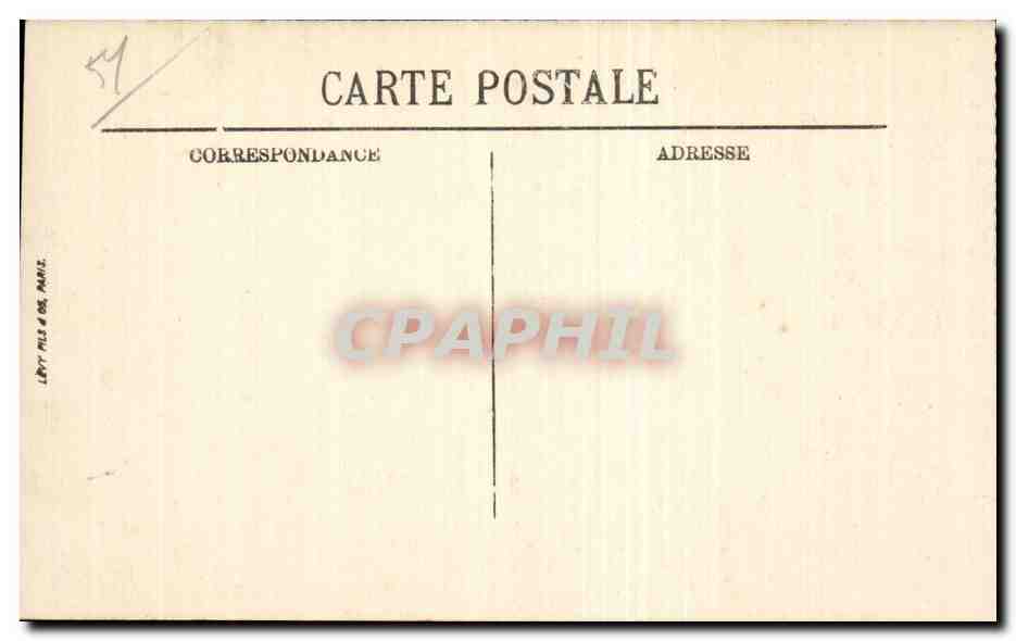 CPA Bataille de la Marne septembre 1914 Furieuc combat dans le bois de la Certine ( route de Vitry le Francois a Sompuis — Verso