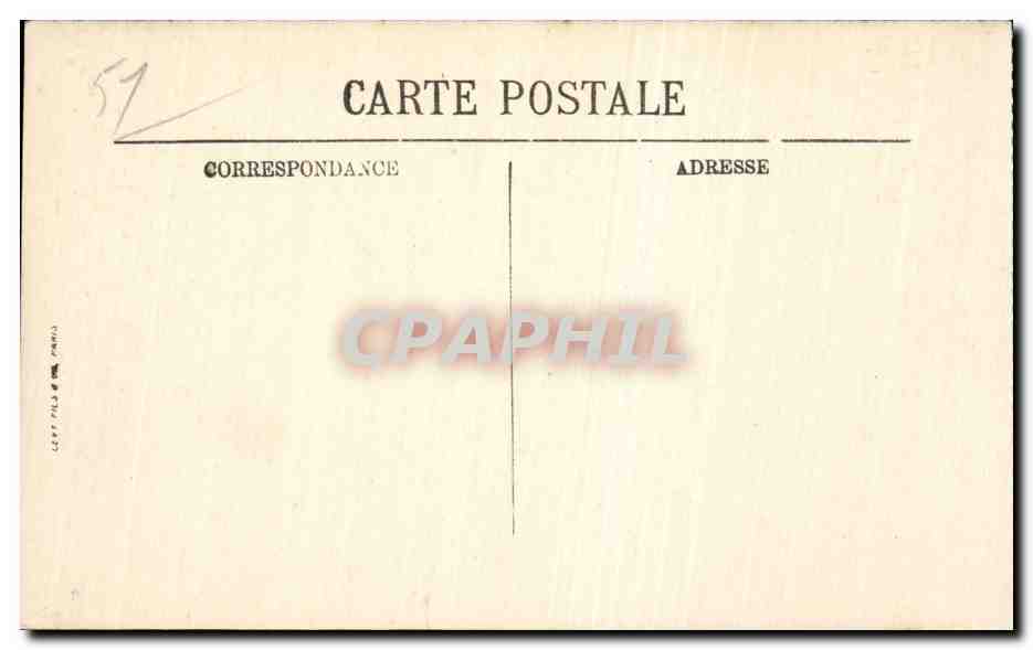 Bataille de la Marne (6-13 Sept. 1914) — Combat de Sompuis — Extrait de « En Plein Feu » — Vise Paris n° 15 — Verso