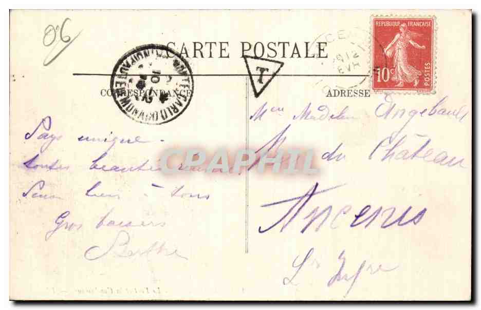Monaco - Le Port et la Condamine — LL. n°432 — Verso