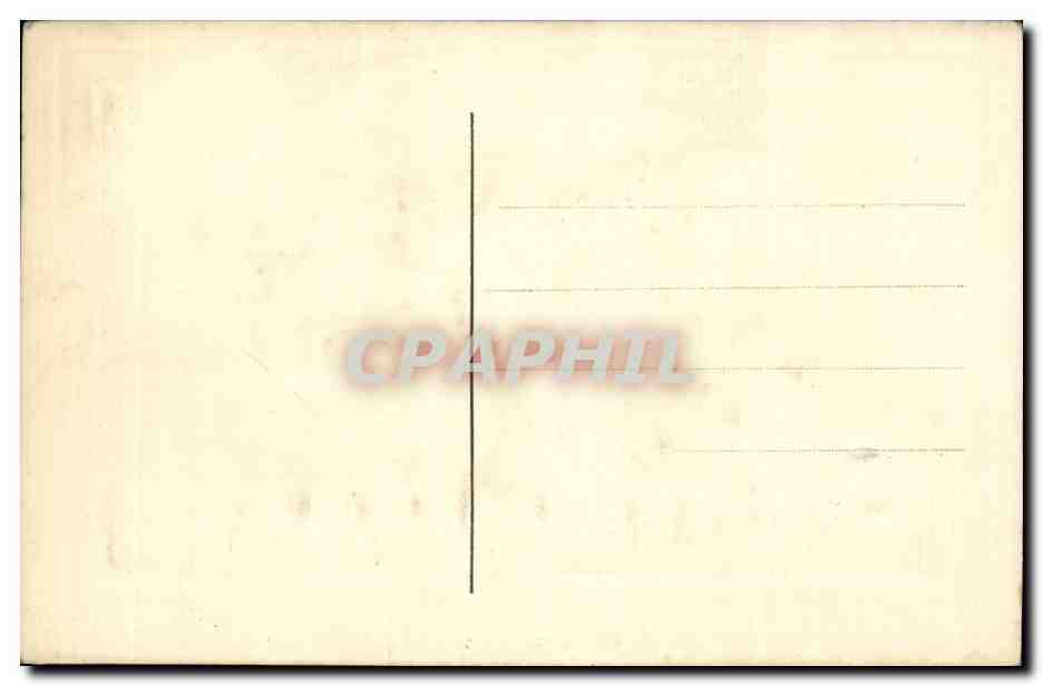 CPA Fantaisie Decor brode Fleurs Souvenir de France — Verso