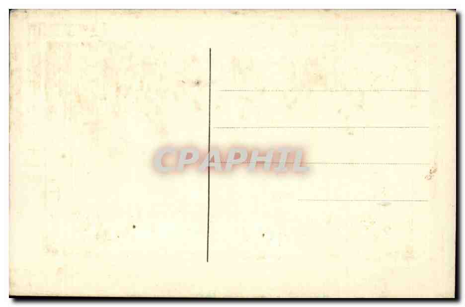 Souvenir de France — carte postale brodée avec fleurs et ruban — éditeur inconnu — Rückseite