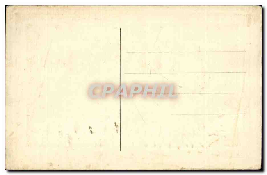 CPA Fantaisie Decor brode Fleurs Souvenir de France — Verso