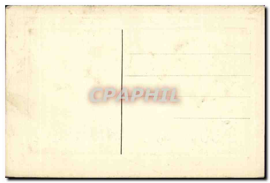 Souvenir de France — carte postale décorative avec broderie — éditeur inconnu — Rückseite