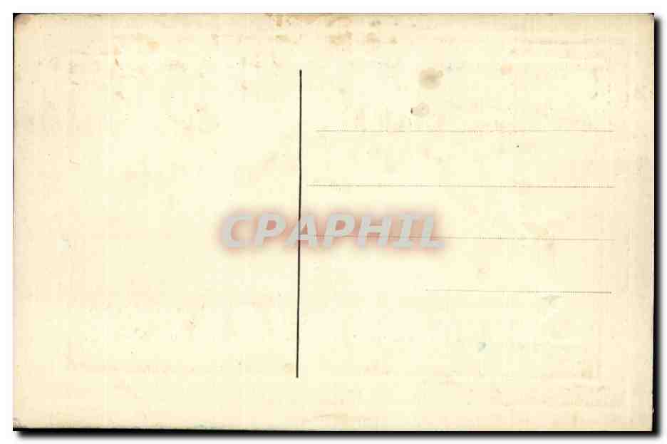CPA Fantaisie Decor brode Souvenir de France — Verso