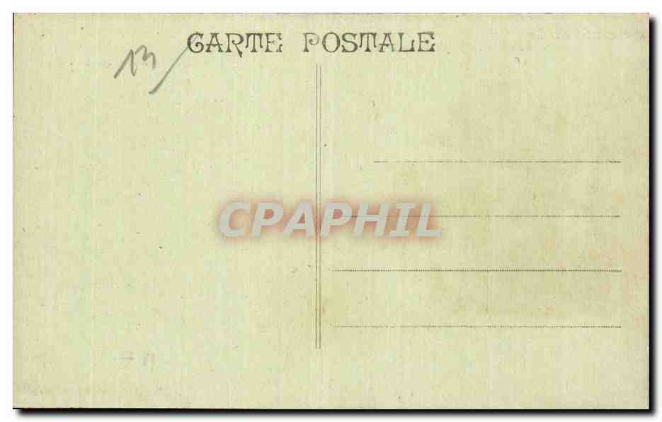 CPA Marseille Exposition coloniale 1922 Palais de l Afrique Occidentale — Rückseite
