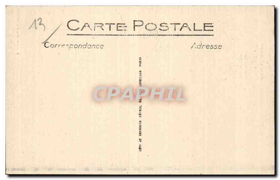 CPA Marseille Exposition coloniale 1922 Palais du Maroc Vue interieure — Rückseite