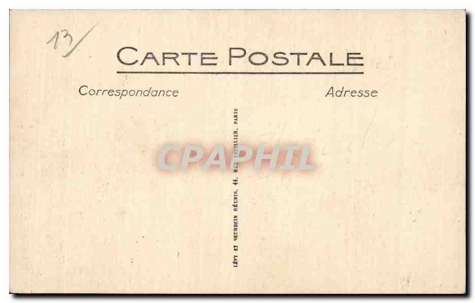 CPA Marseille Exposition coloniale 1922 Palais de Madagascar — Rückseite