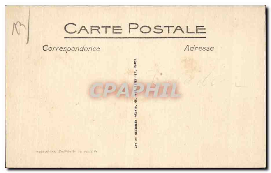 CPA Marseille Exposition coloniale 1922 Cour interieure du palais de l Afrique occidentale — Rückseite