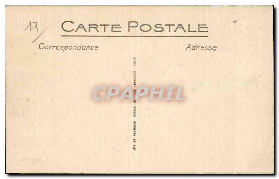 CPA Marseille Exposition coloniale 1922 Palais de l Algerie — Rückseite